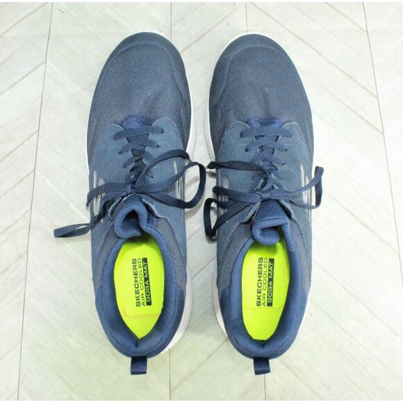 Skechers Go Run Focus Men's Blue Mesh Breathable Casual Sneaker Shoes Size 12 - Picture 7 of 9